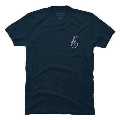 Men's Design By Humans peace By desiredesign T-Shirt
