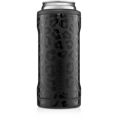 BRUMATE Hopsulator Slim Stainless Steel Beverage Cooler Onyx Leopard