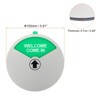 Unique Bargains 3 Options Acrylic Magnetic Adhesive Decor Home Business Privacy Sign 2 Pcs - 2 of 4