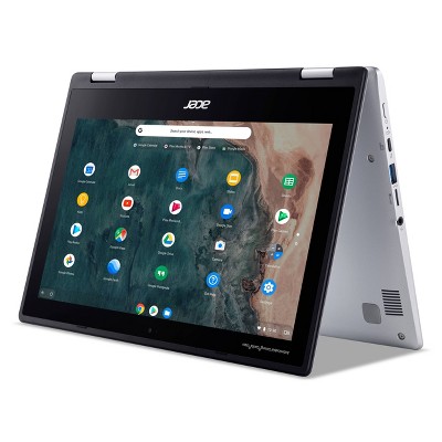 Acer 11.6" Touchscreen Convertible Spin 311 Chromebook Laptop, 64GB Storage, Intel Processor, Silver (CP311-2H-C7QD)