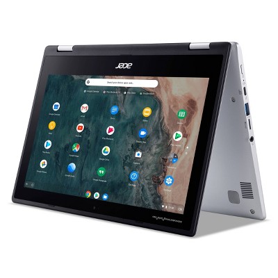 Acer 11.6&#34; Touchscreen Convertible Spin 311 Chromebook Laptop, 64GB Storage, Intel Processor, Silver (CP311-2H-C7QD)