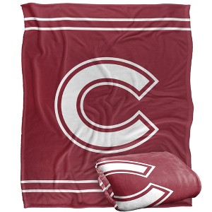 Colgate University Primary Logo Silky Touch Blanket White 50x60 - 1 of 4