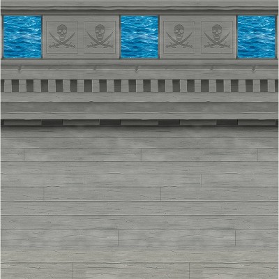 Pirate Ship Backdrop Halloween Party Decoration