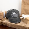 Pavilion Gift Company - Golf - Black Washed Cotton Twill Hat - Hats - 4 of 4