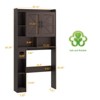 Over The Toilet Storage Cabinet with Barn Doors, Space-Saving for Bathroom & Laundry - 2 of 4