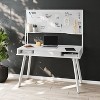 Vynxaria Study Computer Desk with Storage & Magnetic Dry Erase Whiteboard for Home Office & Study - 4 of 4