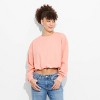 Women's Bubble Hem Sweatshirt - Wild Fable™ - 2 of 3