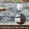 Living Room Washable Non Slip Vintage Retro Rugs Low Pile Chenille Print Rug for Bedroom Dining Room Home Office - 3 of 4