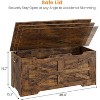 Coucheta 39.4" Farmhouse Storage Bench with Lid, Toy Chest with Soft-Close Hinge & 350lb Capacity, Style Entryway Storage Trunk - 3 of 4