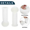 Unique Bargains Child Bike Handlebar Grips Covers 4.33" White 1 Pair - 3 of 4