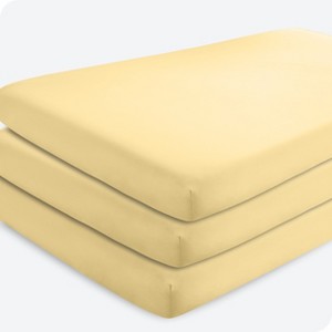 Fitted Crib Sheet - Hydro-Brushed Microfiber by Bare Home - 1 of 4