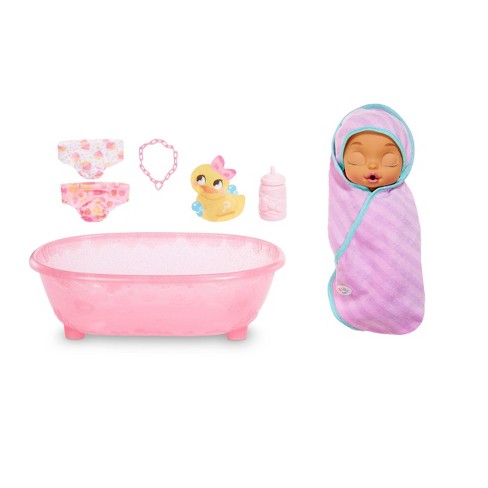 Baby Born Surprise Bathtub Surprise Purple Swaddle with Bow