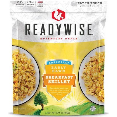 READYWISE - 3 meses, suministro de alimentos de emergencia, 894 porciones,  6 cubos, liofilizado, MRE, camping, senderismo, supervivencia, comida de