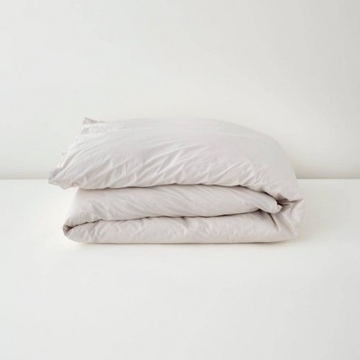 Twin/Twin XL Percale Duvet Cover Sand - Tuft & Needle