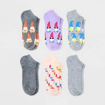 Women's Jewel 8pk Liner Socks - Xhilaration™ Assorted Colors 4-10 : Target