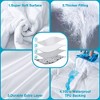 Aoibox Twin XL Mattress Protector Soft Breathable Waterproof Mattress Pad Cover 6-16 Inch Deep Pocket White - 2 of 4