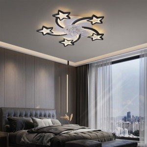 29" Ceiling Fan with Dimmable LED Lights, 6-Speed Reversible Fan with Remote & APP Control for Bedroom or Living Room–The Pop Home - 1 of 4
