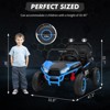 24V Kids Off-Road UTV, 2-Seater Electric Ride On with Remote Control, Bluetooth Audio, Dual Motors, Outdoor Vehicle for Ages 3-8 - 2 of 4
