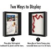 Americanflat Shadow Box Frame with shatter-resistant glass - Available in a variety of sizes and styles - 4 of 4