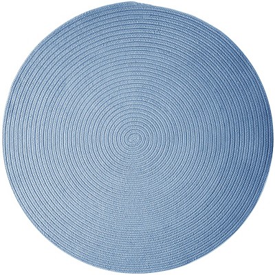 Colonial Mills Boca Raton - Blue Ice 3 Ft round Round Rug Indoor/Outdoor 100% Polypropylene