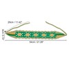 Unique Bargains Women's Cute Hollow Lace Up Knitted Crochet Headwrap 21.26"x3.15" Green 1 Pc - 3 of 4