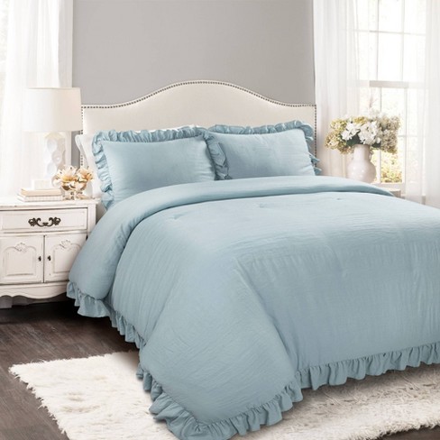 3pc Ella Lace Ruffle Bedspread & Sham Set - Lush Décor : Target