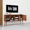 Sapphtopaz TV Stand for TVs Up to 60" TV Console Entryway Table with a Storage Cabinet and 3 Open Shelves TV Stands for Living Room, Bedroom - 4 of 4