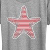 Women's - Instant Message - Nautical Striped Starfish Short Sleeve Graphic T-Shirt - 2 of 4