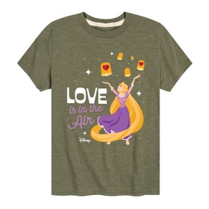 Girls' - Disney Princess - Love is in the Air Short Sleeve Graphic T-Shirt - 1 of 4