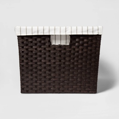 rectangular laundry basket