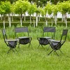 KTMBDW 2-piece/4-piece Folding Outdoor Chair with Storage Bag, Portable Chair for indoor, Outdoor Camping, Picnics and Fishing - 2 of 4