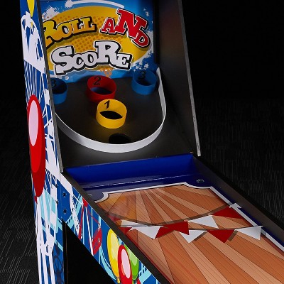 Big Sky Blue 87" Roll and Score Arcade Game with Electronic Scorer