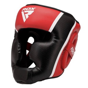 RDX Sports Head Guard Aura Plus T-17: Boxing, MMA, Sparring, Protective Gear, Impact Absorption, Adjustable Fit, Durable, Training Equipment - 1 of 4