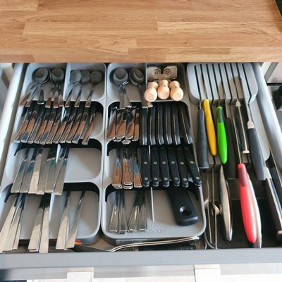 Joseph Joseph Drawerstore Large Compact Cutlery Organizer - Gray : Target