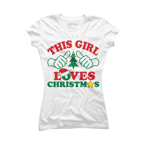 This girl loves christmas sweatshirt hot sale