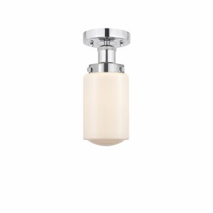 Dover - 1 Light Semi-Flush Mount In Industrial Style-8.25 Inches Tall and 6.5 Inches Wide - 1 of 1