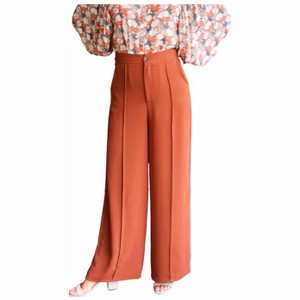 Women's Woven Wide Pants - SHE + SKY - 1 of 3
