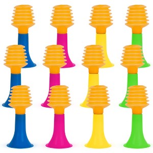 ArtCreativity Mini Push Noise Maker Trumpet Party Blowers (Set of 12) - 1 of 4