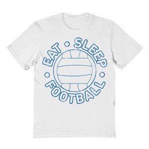 Duke & Sons Men's Eat Sleep Football Short Sleeve Graphic Cotton T - 1 of 3