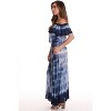 Riviera Sun Tie Dye Off Shoulder Maxi Sundress - 2 of 3