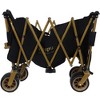 Grungis Extended Heavy-Duty Wagon Cart,Foldable Shopping Cart with 7" All-Terrain Wheels & Ultra-Stable Frame,Utility Cart for Camping,Shopping - 4 of 4