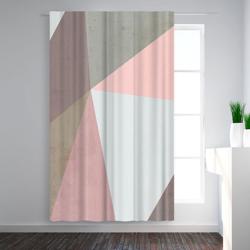 Americanflat Delicate Geometry by Emanuela Carratoni Blackout Rod Pocket Single Curtain Panel 50x84, 1 of 4