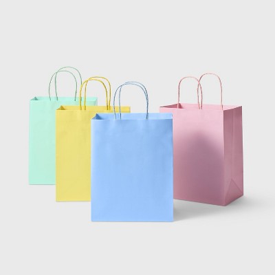 35 Pieces Gift Bag with 35 Gift Tags, 7 Colors Paper Bags with Handles,  Small Gift Bags, Goodie Bags, Birthday Gift Bag, Candy Bags, Mini gift bags