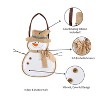 Evergreen Snowman Burlap Door Decor, 13.50x17.50"H - 4 of 4