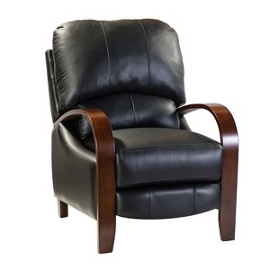 Alexandra Genuine Leather Manual Recliner | ARTFUL LIVING DESIGN - 1 of 4