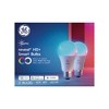 GE 2pk CYNC Reveal Smart A21 LED Light Bulbs Full Color - 3 of 4