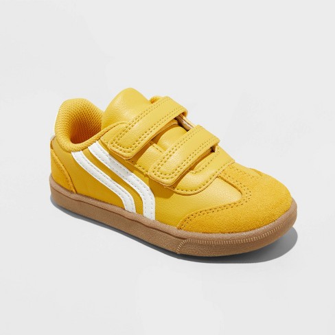 Yellow shoes target top