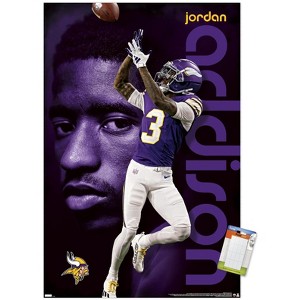 Trends International NFL Minnesota Vikings - Jordan Addison 24 Unframed Wall Poster Prints - 1 of 4