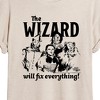 Women's - Wizard of Oz - The Wizard Will Fix Everything Oversized Graphic T-Shirt - 2 of 4