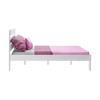Max & Lily Farmhouse Queen Slat Bed - 3 of 4